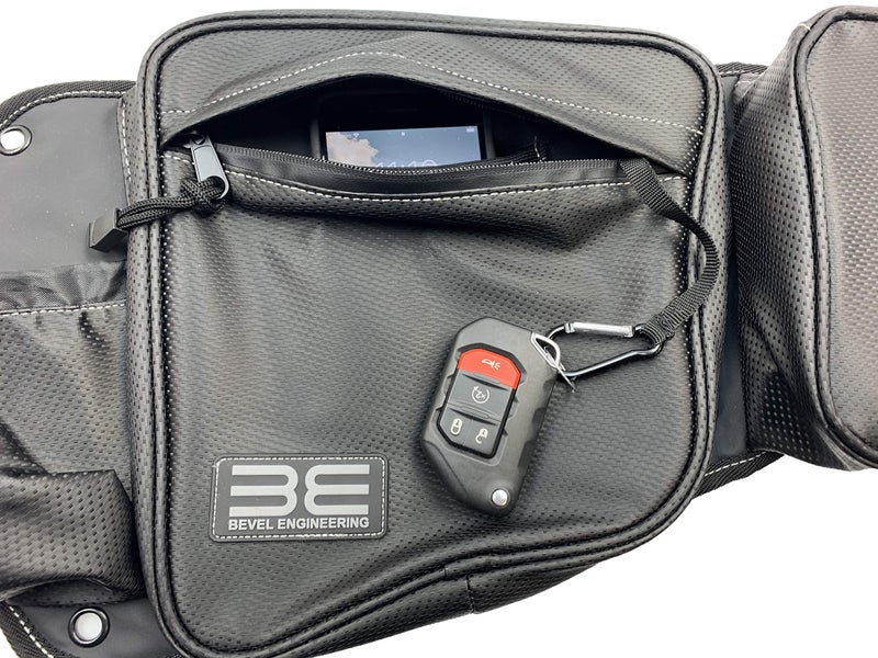 Bevel Engineering Side Door Bags, Compatible With Polaris RZR XP 1000 900XC S 900 Front Passenger And Driver Side Storage Bag with Knee Protection Pad - Image 4